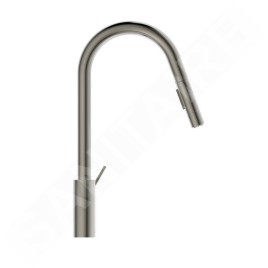 Ideal Standard Gusto - Mitigeur d'évier avec douchette extractible, inox BD416GN