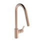 Ideal Standard Gusto - Mitigeur d'évier avec douchette extractible, Sunset Rose BD416J4
