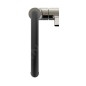 Ideal Standard Gusto - Mitigeur d’évier avec bras flexible et douchette, acier/noir BD417GN