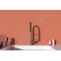 Ideal Standard Gusto - Mitigeur d’évier avec bras flexible et douchette, acier/noir BD417GN