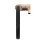 Ideal Standard Gusto - Mitigeur d'évier avec bras flexible et douchette, Sunset Rose/noir BD417J4