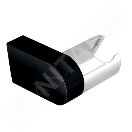 Novaservis Supports - Support de douche rotatif, noir mat/chrome D/MULTI1,5