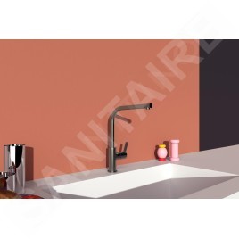 Ideal Standard Gusto - Mitigeur d'évier, gris magnétique BD418A5