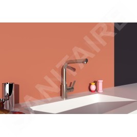 Ideal Standard Gusto - Mitigeur d'évier avec douchette extractible, inox BD420GN
