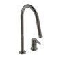 Ideal Standard Gusto - Mitigeur d'évier, installation à 2 trous, gris magnétique BD422A5