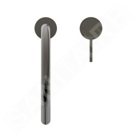 Ideal Standard Gusto - Mitigeur d'évier, installation à 2 trous, gris magnétique BD422A5