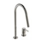 Ideal Standard Gusto - Mitigeur d'évier, installation à 2 trous, acier BD422GN