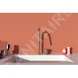 Ideal Standard Gusto - Mitigeur d'évier, installation à 2 trous, acier BD422GN