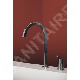 Ideal Standard Gusto - Mitigeur d'évier, installation à 2 trous, acier BD423GN