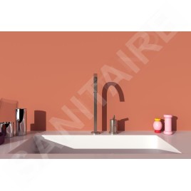 Ideal Standard Gusto - Mitigeur d'évier, installation à 2 trous, acier BD423GN