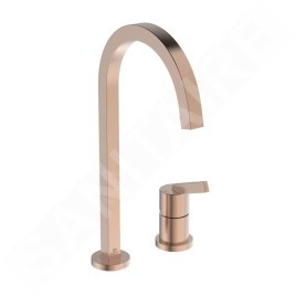 Ideal Standard Gusto - Mitigeur d’évier, installation à 2 trous, Sunset Rose BD423J4