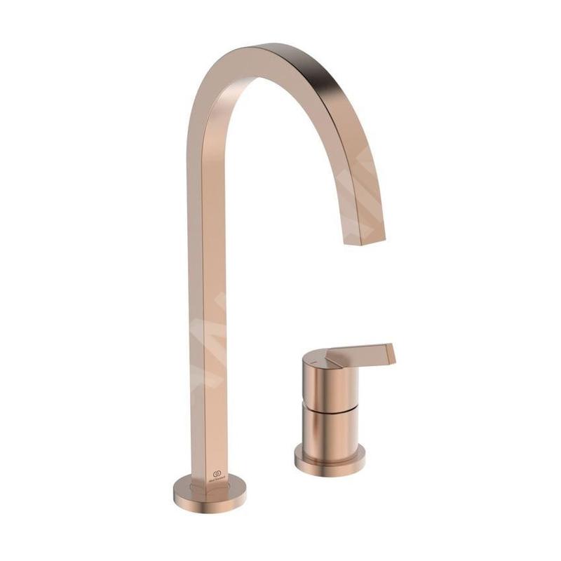 Ideal Standard Gusto - Mitigeur d’évier, installation à 2 trous, Sunset Rose BD423J4