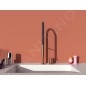 Ideal Standard Gusto - Mitigeur d´évier avec bras flexible et douchette, installation à 2 trous, Sunset Rose/noir BD425J4