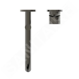 Ideal Standard Gusto - Mitigeur d´évier encastrable, installation à 2 trous, installation à 2 trous, gris magnétique BD426A5