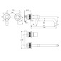 Ideal Standard Gusto - Mitigeur d´évier encastrable, installation à 2 trous, chrome BD426AA
