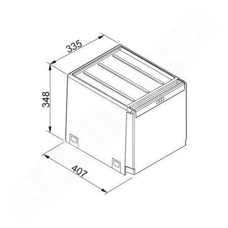 Franke Cube - Sorter Cube 40 134.0039.330