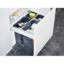 Franke Poubelle tri sélectif - Poubelle encastrable Garbo 60-3 121.0200.680