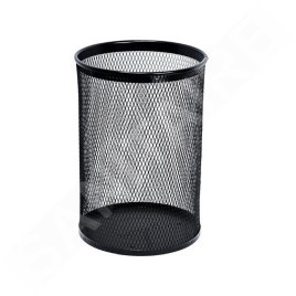 Sanela Paniers métalliques - Poubelle, 13 l, noire SLZN 96E