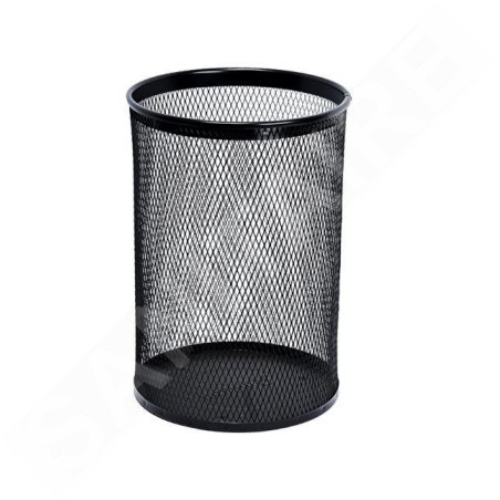 Sanela Paniers métalliques - Poubelle, 13 l, noire SLZN 96E