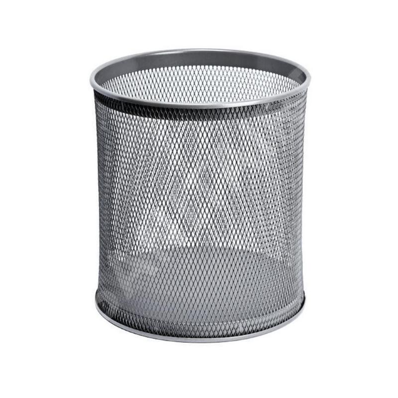 Sanela Paniers métalliques - Poubelle, 21 l, grise SLZN 97B