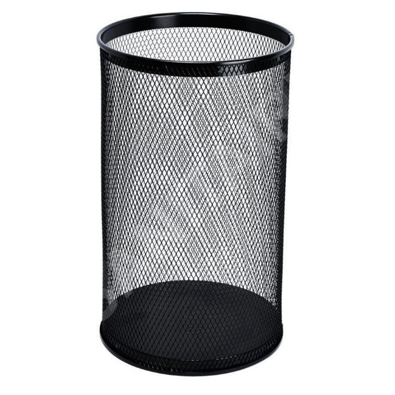 Sanela Paniers métalliques - Poubelle, 32 l, noire SLZN 98E
