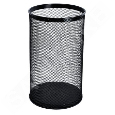 Sanela Paniers métalliques - Poubelle, 32 l, noire SLZN 98E