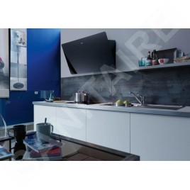 Franke Smart - Hotte aspirante FSMA 605 BK, largeur 60 cm, verre noir 110.0377.736