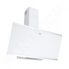 Franke Smart - Hotte aspirante FPJ 705 V WH/SS, largeur 70 cm, blanc verre/acier inoxydable 330.0528.061