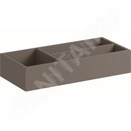 Geberit Xeno 2 - Casier de rangement 323x62 mm, gris 500.525.00.1