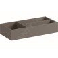 Geberit Xeno 2 - Casier de rangement 323x62 mm, gris 500.525.00.1