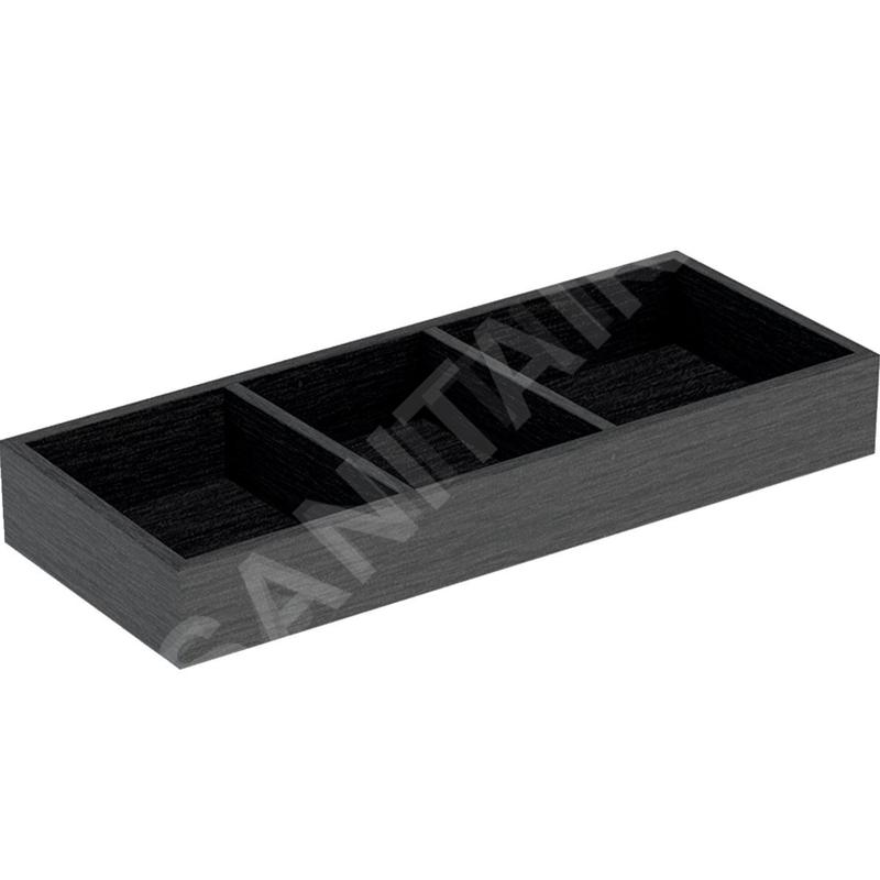 Geberit VariForm - Casier de rangement agencement 180x57x373 mm, gris foncé 501.156.00.1