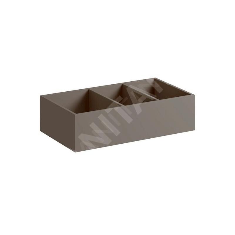 Geberit Xeno 2 - Casier de rangement 373x98 mm, gris 500.527.00.1