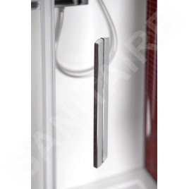 Polysan Lucis Line - Cabine de douche demi-circulaire, 900 x 900 mm, verre clair DL3615