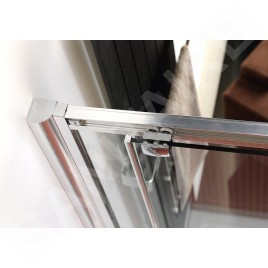 Polysan Lucis Line - Cabine de douche demi-circulaire, 900 x 900 mm, verre clair DL3615