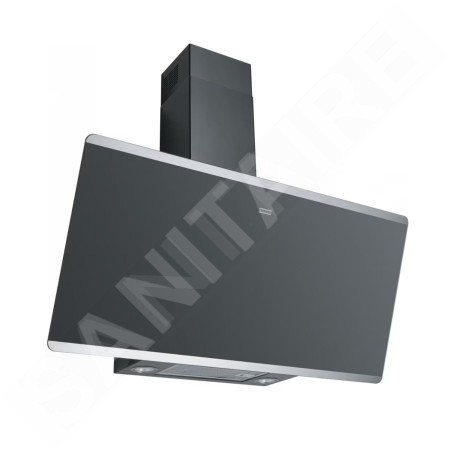 Franke Smart - Hotte aspirante FPJ 925 V BK/SS, largeur 90 cm, verre noir/acier inoxydable 330.0528.067