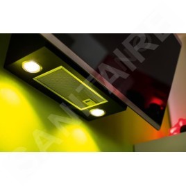 Franke Smart - Hotte aspirante FPJ 925 V BK/SS, largeur 90 cm, verre noir/acier inoxydable 330.0528.067