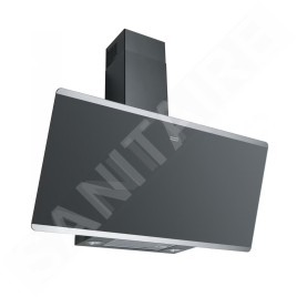 Franke Smart - Hotte aspirante FPJ 625 V BK/SS, largeur 60 cm, verre noir/acier inoxydable 330.0528.064