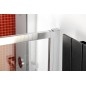 Polysan Lucis Line - Cabine de douche demi-circulaire, 900 x 900 mm, verre clair DL3615