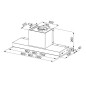 Franke Maris - Hotte encastrable FST PLUS 908 X, largeur 90 cm, acier inoxydable 305.0572.834