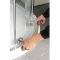 Polysan Lucis Line - Cabine de douche demi-circulaire, 900 x 900 mm, verre clair DL3615
