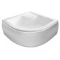 Aqualine Receveurs - Receveur de douche 800x800x280 mm, avec pieds, R550, blanc C83