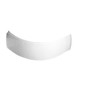 Aqualine Receveurs - Panneau pour receveur de douche profond 800x800x375 mm, blanc B83