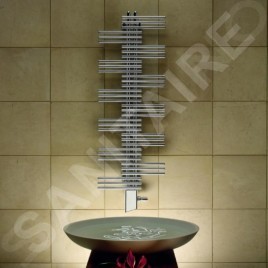 Zehnder Yucca - Radiateur de salle de bains 1340x600 mm, raccordement central 50 mm, une rangée, chromé YSC-130-060