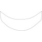 Aqualine Receveurs - Panneau pour receveur de douche profond 800x800x375 mm, blanc B83