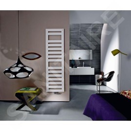 Zehnder Metropolitan Spa - Radiateur de salle de bains 1540 x 400 mm, droit, raccord central 50 mm, laqué blanc MET-150-040