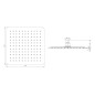 Sapho Slim - Douche de tête Slim, 250x250 mm, inox poli MS564 Sapho Slim - Douche de tête Slim, 250x250 mm, inox poli MS564