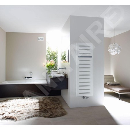 Zehnder Metropolitan Bar - Radiateur de salle de bains 1750x600 mm, raccord central 50 mm, laqué blanc MEP-180-060