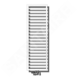 Zehnder Subway - Radiateur de salle de bains 1837 x 600 mm, droit, raccord central 50 mm, laqué blanc SUB-180-060