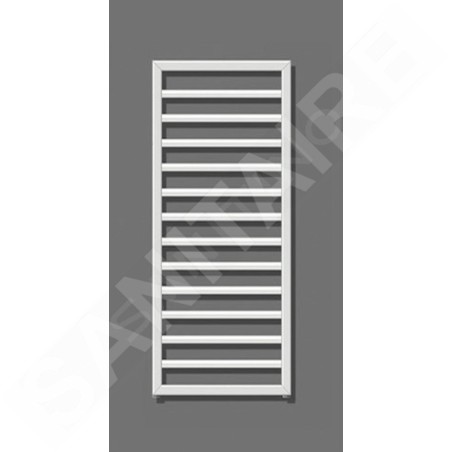 Zehnder Subway - Radiateur de salle de bains 973 x 600 mm, droit, raccord central 50 mm, chromé SUBC-100-060