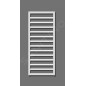 Zehnder Subway - Radiateur de salle de bains 973 x 600 mm, droit, raccord central 50 mm, chromé SUBC-100-060 Zehnder Subway - Radiateur de salle de bains 973 x 600 mm, droit, raccord central 50 mm, chromé SUBC-100-060